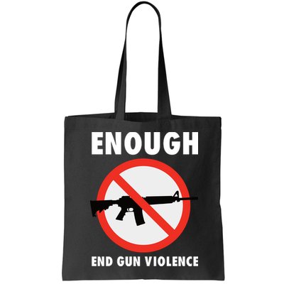 Wear Orange Anti Gun Sign Enough End Gun Violence Bag