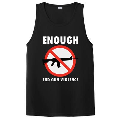 Wear Orange Anti Gun Sign Enough End Gun Violence PosiCharge Competitor Tank