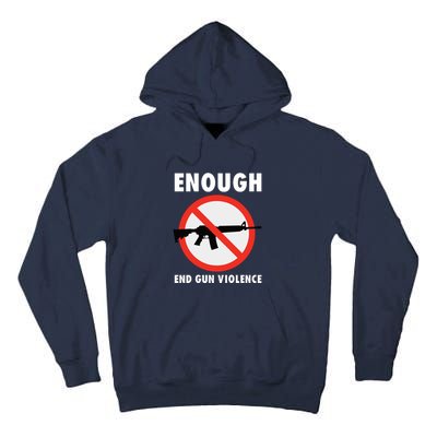 Wear Orange Anti Gun Sign Enough End Gun Violence Tall Hoodie