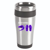 Worm On A String Meme 16oz Travel Tumbler