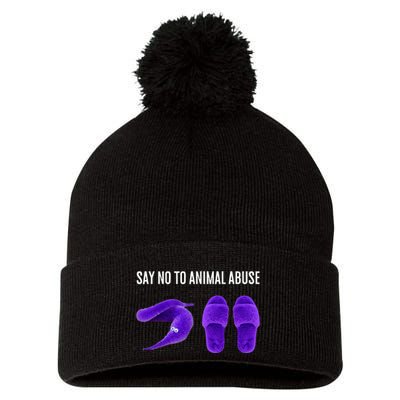 Worm On A String Meme Pom Pom 12in Knit Beanie