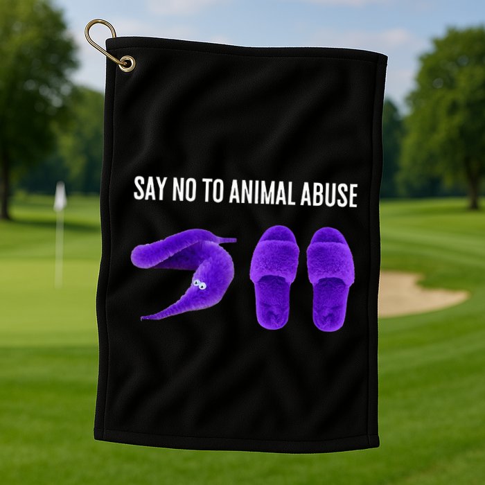 Worm On A String Meme Golf Towel