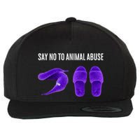 Worm On A String Meme Wool Snapback Cap