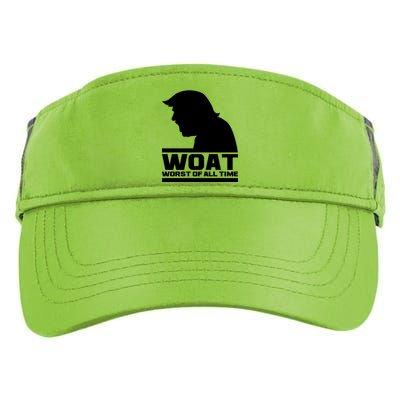 WOAT Anti Trump Worst Of All Time Adult Drive Performance Visor