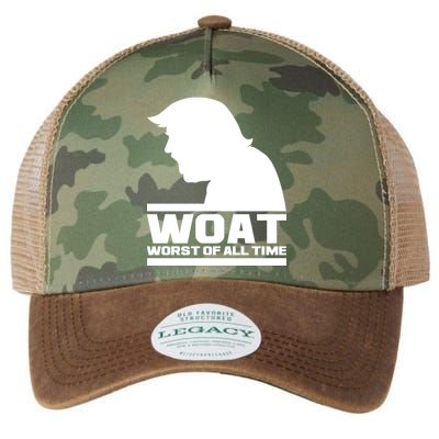 WOAT Anti Trump Worst Of All Time Legacy Tie Dye Trucker Hat