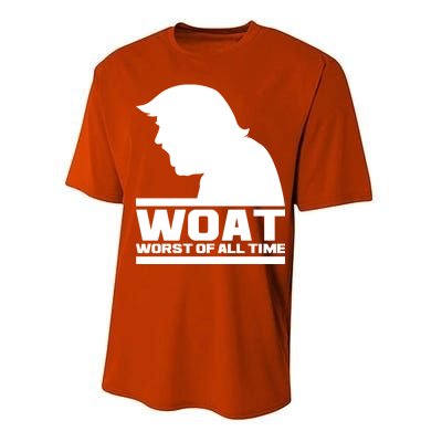 WOAT Anti Trump Worst Of All Time Performance Sprint T-Shirt