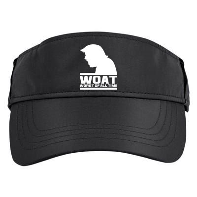 WOAT Anti Trump Worst Of All Time Adult Drive Performance Visor