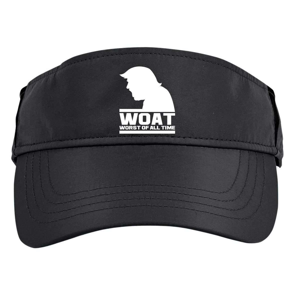 WOAT Anti Trump Worst Of All Time Adult Drive Performance Visor