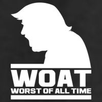 WOAT Anti Trump Worst Of All Time Adult Drive Performance Visor