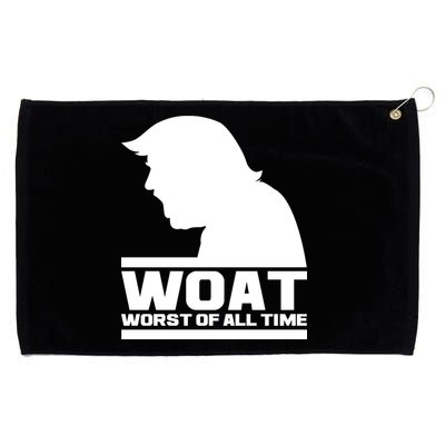 WOAT Anti Trump Worst Of All Time Grommeted Golf Towel