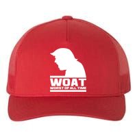 WOAT Anti Trump Worst Of All Time Yupoong Adult 5-Panel Trucker Hat