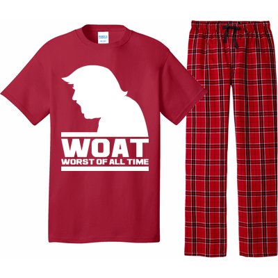 WOAT Anti Trump Worst Of All Time Pajama Set