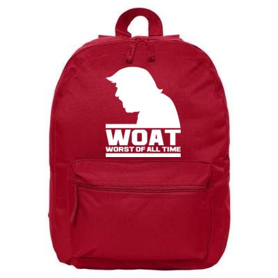 WOAT Anti Trump Worst Of All Time 16 in Basic Backpack