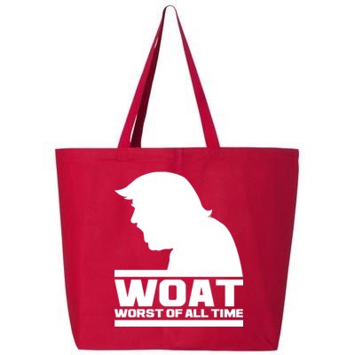 WOAT Anti Trump Worst Of All Time 25L Jumbo Tote