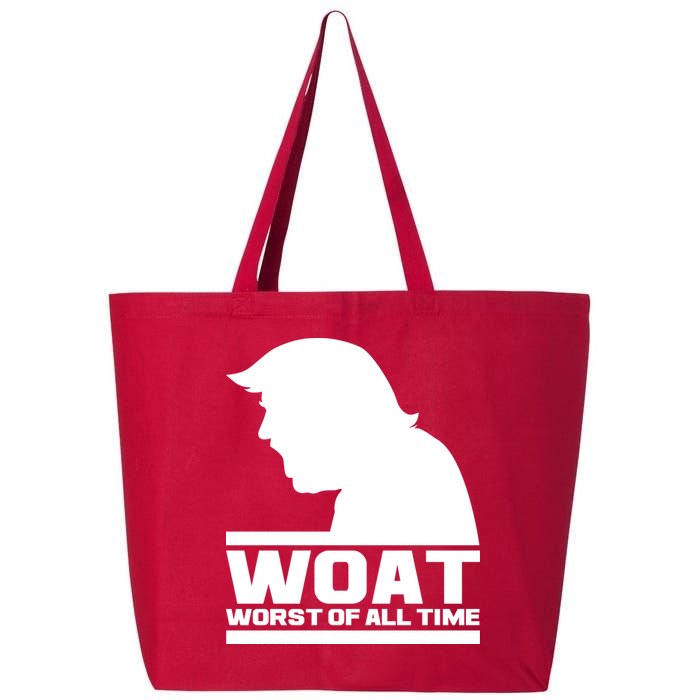 WOAT Anti Trump Worst Of All Time 25L Jumbo Tote