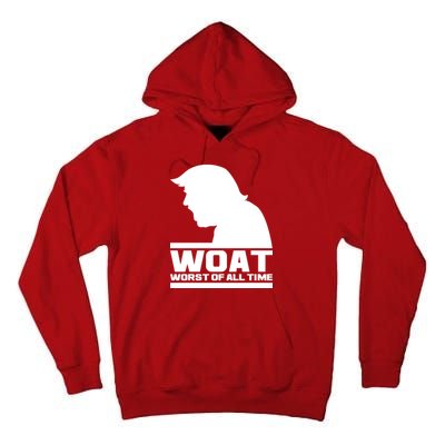 WOAT Anti Trump Worst Of All Time Tall Hoodie