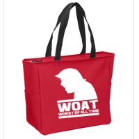 WOAT Anti Trump Worst Of All Time Zip Tote Bag
