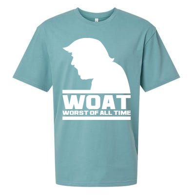 WOAT Anti Trump Worst Of All Time Sueded Cloud Jersey T-Shirt