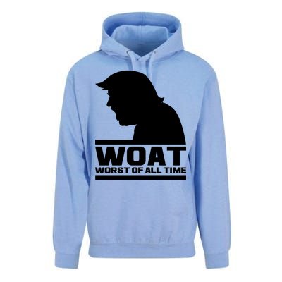 WOAT Anti Trump Worst Of All Time Unisex Surf Hoodie