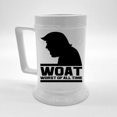 WOAT Anti Trump Worst Of All Time Beer Stein