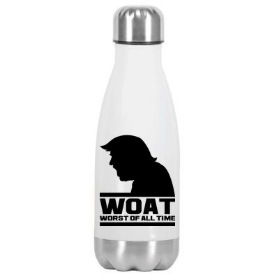 WOAT Anti Trump Worst Of All Time Stainless Steel Insulated Water Bottle