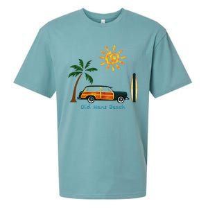 Woody Old Beach Coastal Great Beach Surf Sueded Cloud Jersey T-Shirt