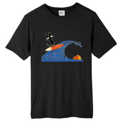 Wave Of Blue Cats Blue Cats Wave For Kamala Cats Tall Fusion ChromaSoft Performance T-Shirt