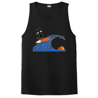 Wave Of Blue Cats Blue Cats Wave For Kamala Cats PosiCharge Competitor Tank