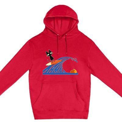 Wave Of Blue Cats Blue Cats Wave For Kamala Cats Premium Pullover Hoodie