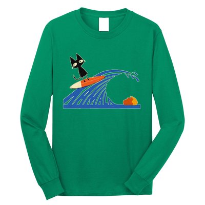 Wave Of Blue Cats Blue Cats Wave For Kamala Cats Long Sleeve Shirt