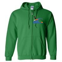 Wave Of Blue Cats Blue Cats Wave For Kamala Cats Full Zip Hoodie