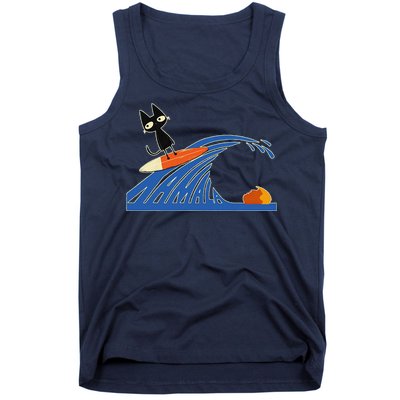 Wave Of Blue Cats Blue Cats Wave For Kamala Cats Tank Top