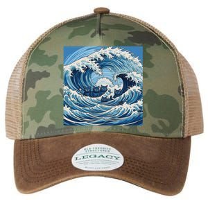 Wave Of Blue Cats Legacy Tie Dye Trucker Hat