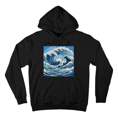 Wave Of Blue Cats Hoodie