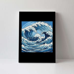 Wave Of Blue Cats Canvas