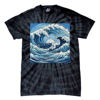 Wave Of Blue Cats Tie-Dye T-Shirt