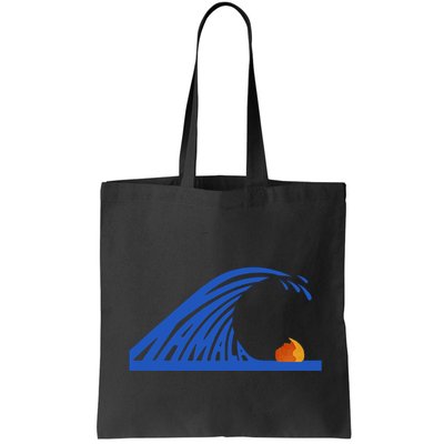 Wave Of Blue Kamala Harris Funny Anti Trump Bag