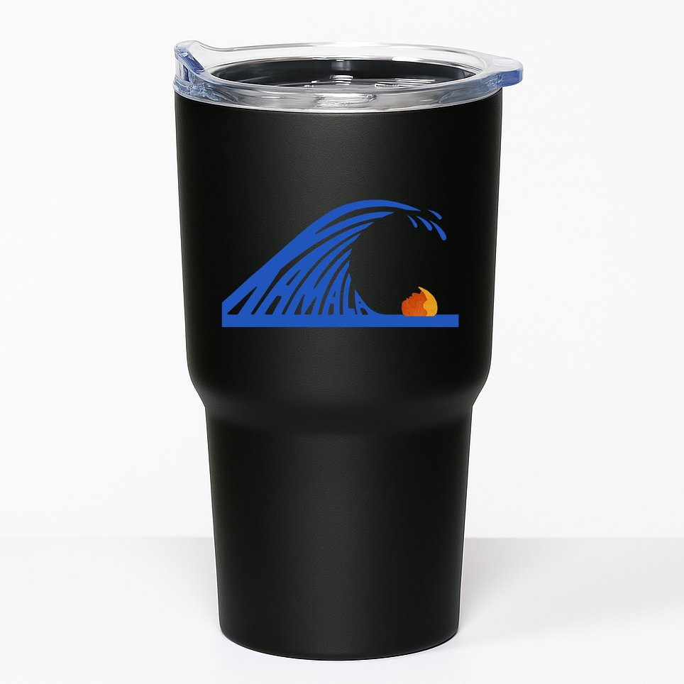 Wave Of Blue Kamala Harris Funny Anti Trump Tumbler