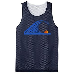 Wave Of Blue Kamala Harris Funny Anti Trump Mesh Reversible Basketball Jersey Tank