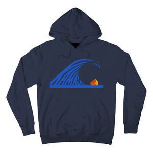 Wave Of Blue Kamala Harris Funny Anti Trump Tall Hoodie