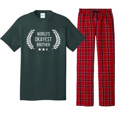 Worlds Okayest Brother Pajama Set