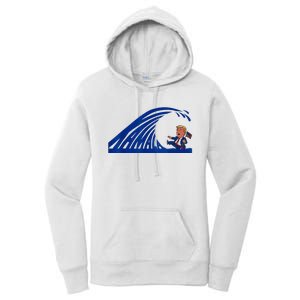 Wave Of Blue Cats For Kamala Funny Trump For Ladies For Guy Women's Pullover Hoodie