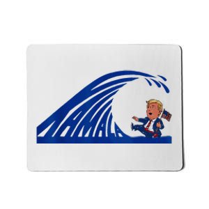 Wave Of Blue Cats For Kamala Funny Trump For Ladies For Guy Mousepad