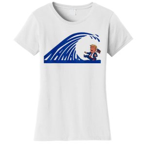 Wave Of Blue Cats For Kamala Funny Trump For Ladies For Guy Women's T-Shirt