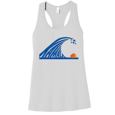 Wave Of Blue Cats For Kamala Women's Racerback Tank