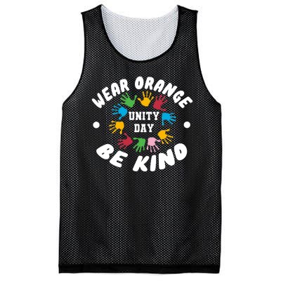 Wear Orange Be Kind Mesh Reversible Basketball Jersey Tank