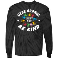 Wear Orange Be Kind Tie-Dye Long Sleeve Shirt