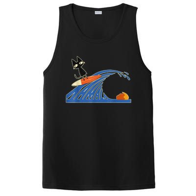 Wave Of Blue Cats Blue Cats Wave For Kamala Cats Funny PosiCharge Competitor Tank