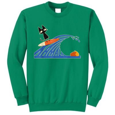 Wave Of Blue Cats Blue Cats Wave For Kamala Cats Funny Sweatshirt