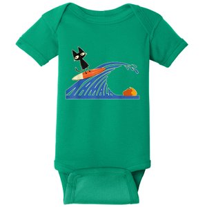 Wave Of Blue Cats Blue Cats Wave For Kamala Cats Funny Baby Bodysuit